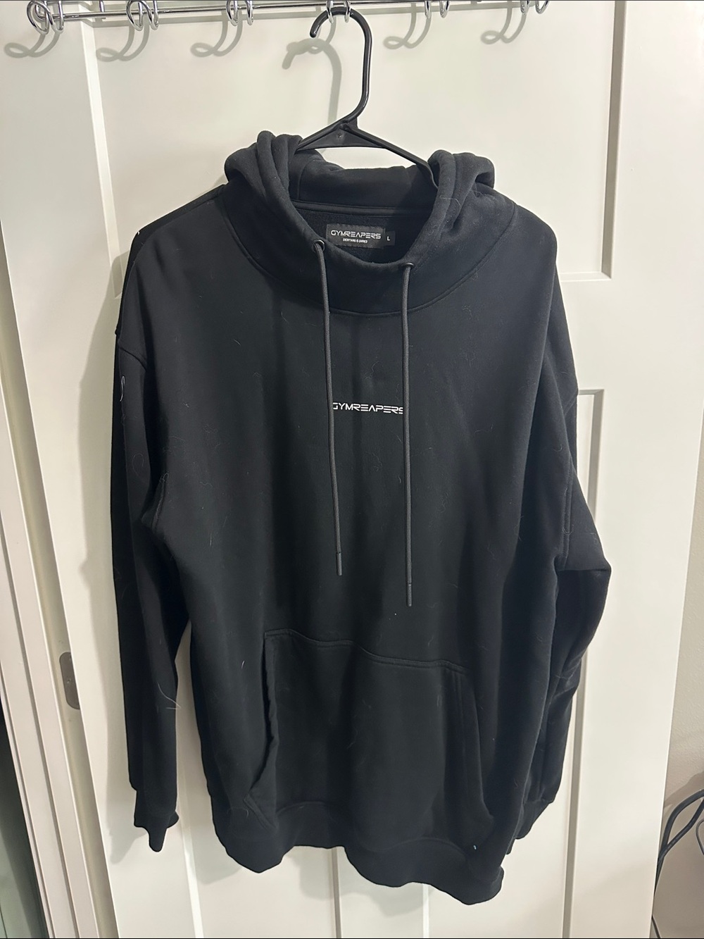 Gymreapers Men's Black Pullover Hoodie